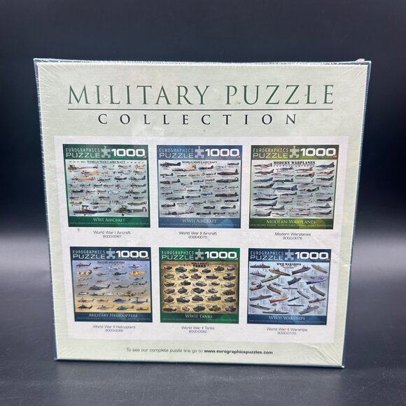 1000 Piece Jigsaw Puzzle World War II Aircraft Eurographics USA Military - Picture 2 of 8